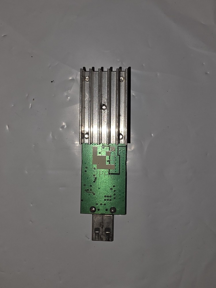 USB Miner Board w/ Heatsink – 2PAC Marked PCB – Untested