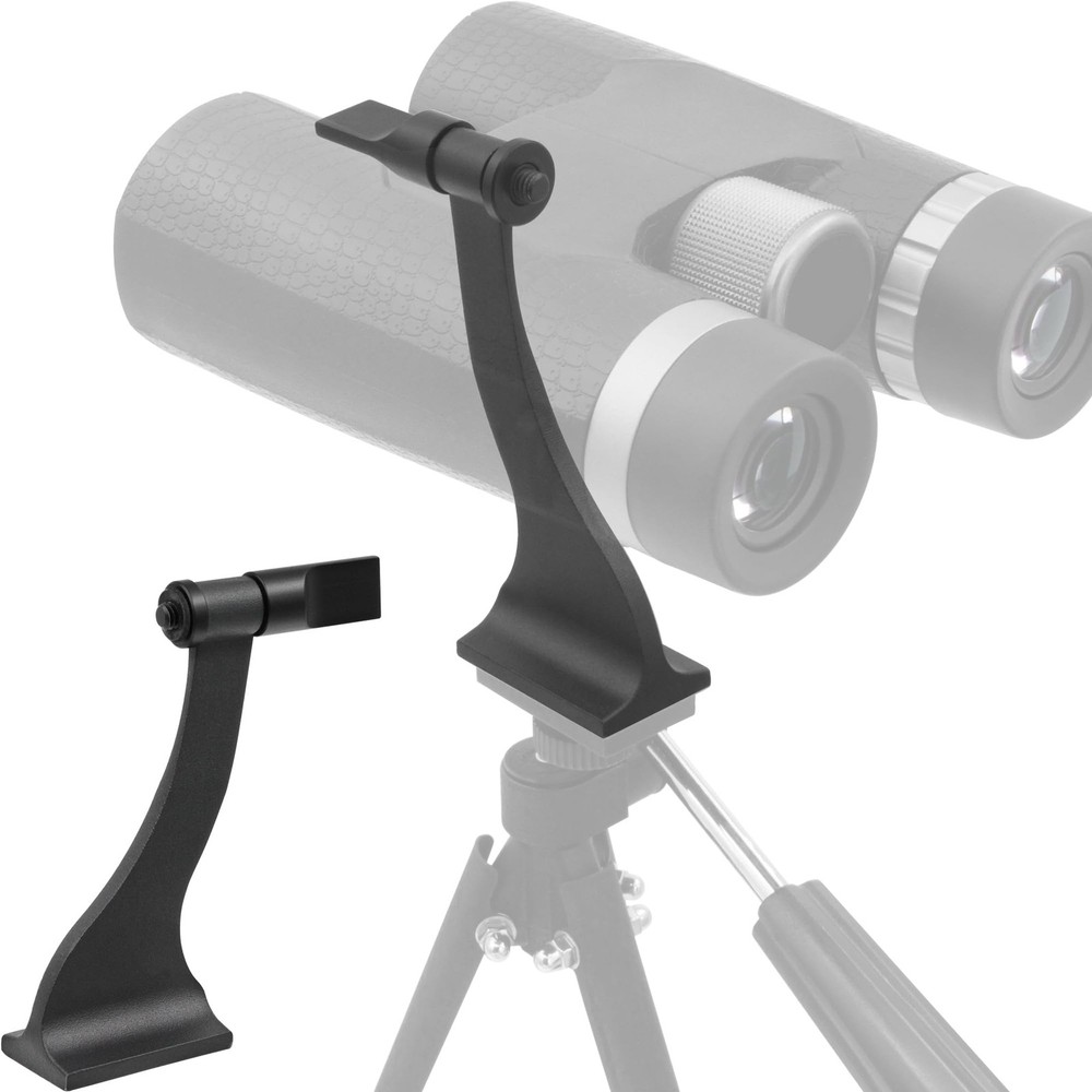 Alstar Binocular Tripod Adapter with Quick Release 1/4 Inch Threading Black