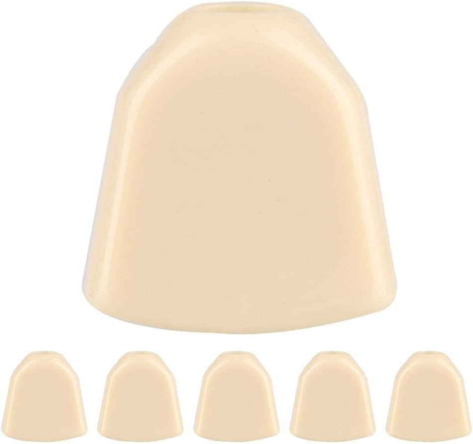 6 Piece Acrylic Guitar Tuning Peg Buttons Set Replacement Machine Heads Knobs fo