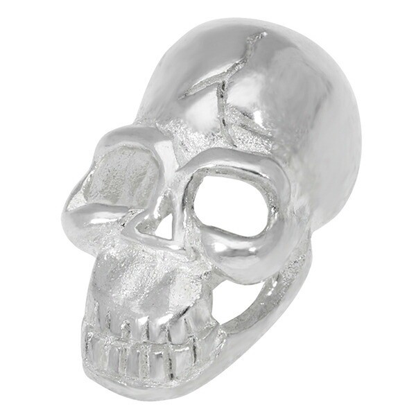 Skull Silver Bead (Single Piece) - Jewelry Making Part