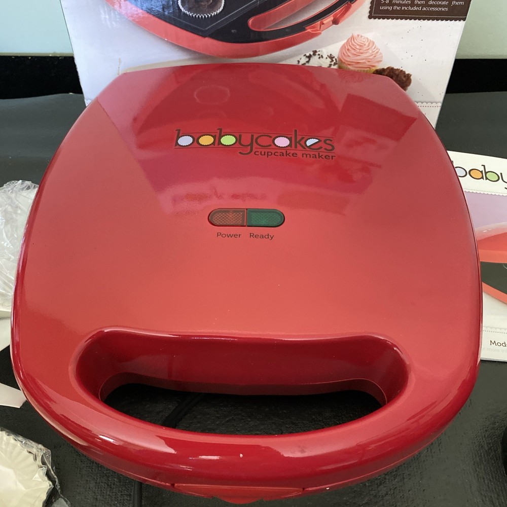 Baby cakes Nonstick Coated Cupcake Maker Red @81