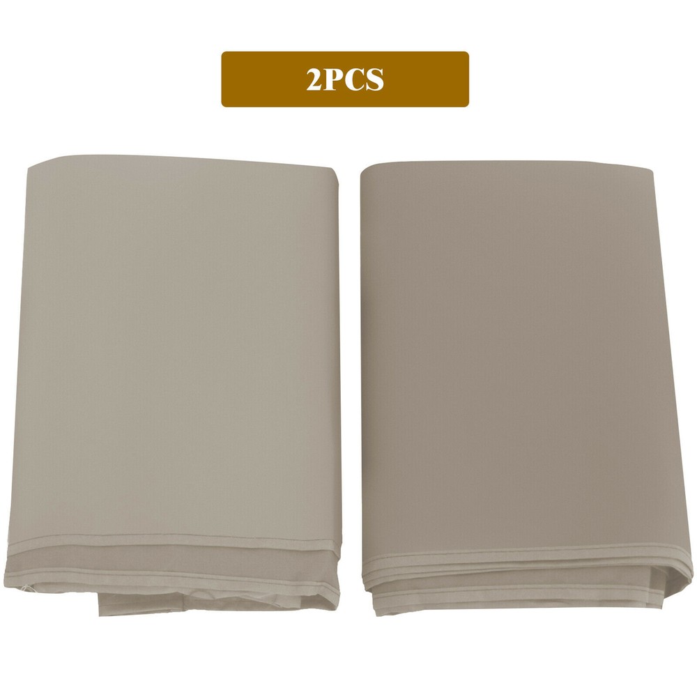 2PCS 16x4 Ft Universal Replacement Canopy for Pergola Structure Sun Awning Beige