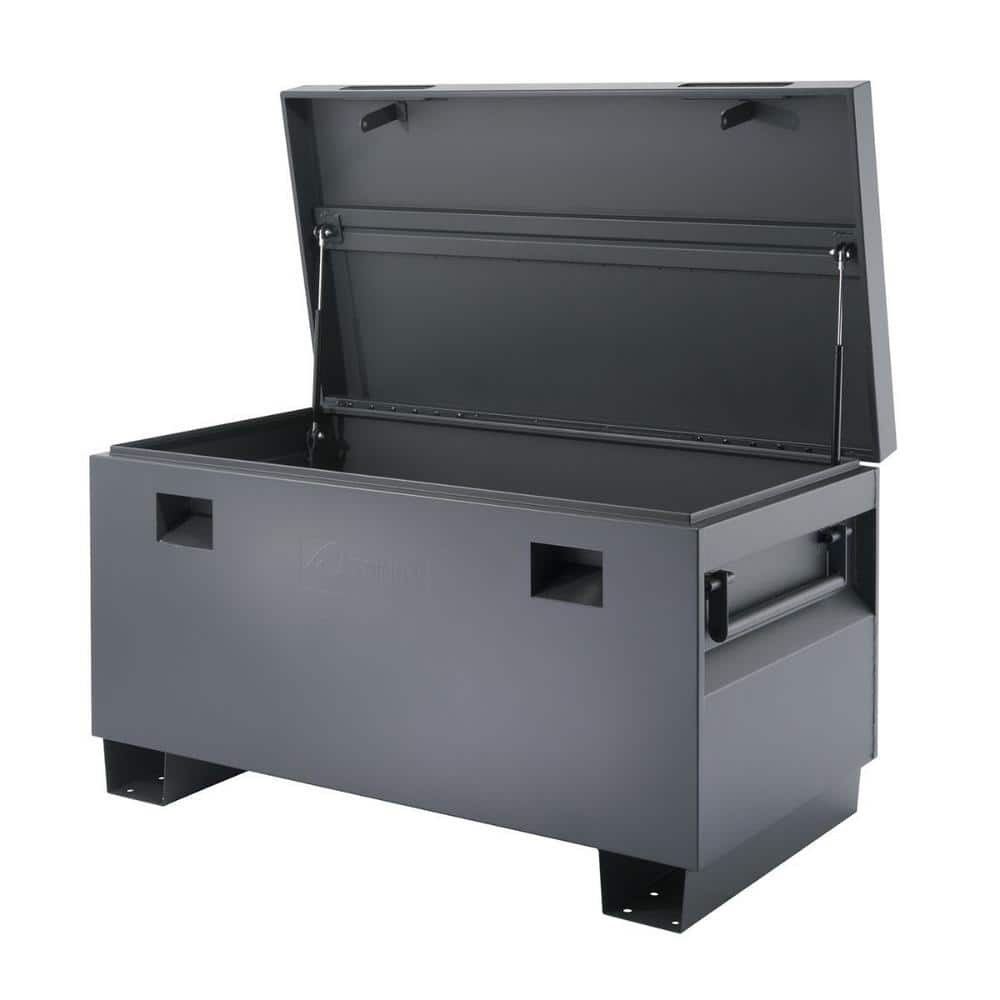 45 In. Job Site Box, Gray
