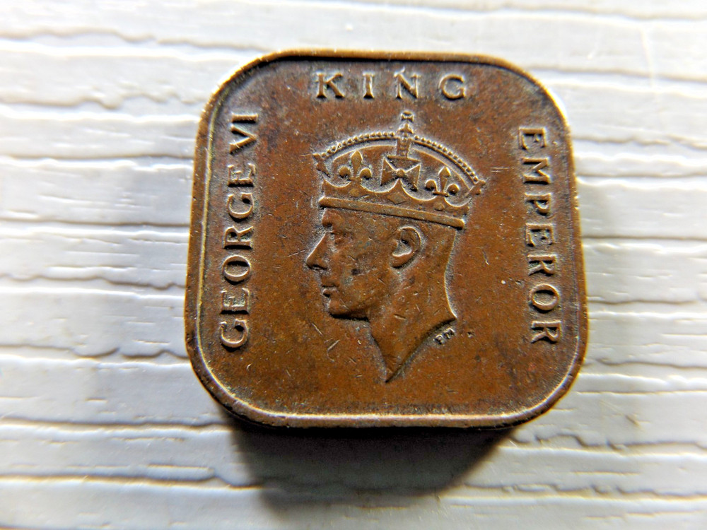 Malaya 1940 1 cent George VI