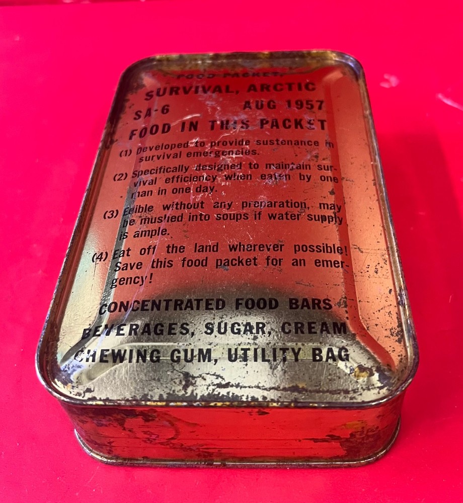 US AIR FORCE SA-6 ARCTIC BAIL OUT SURVIVAL RATION