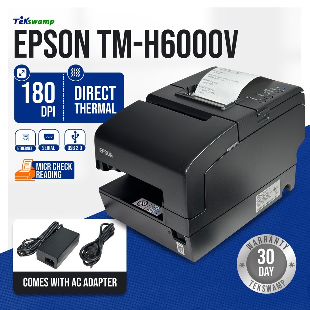 Integrated POS Printer Receipt & Slip Printing Check Processing LOW OWNERSHIP