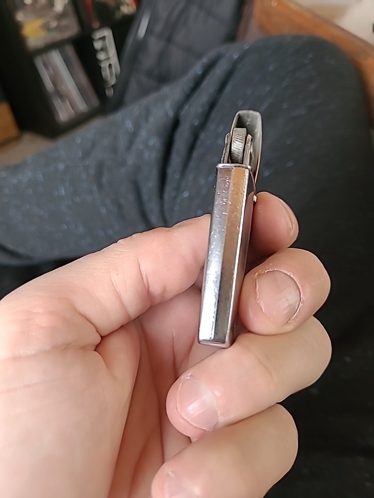 Vintage RONSON VARAFLAME Lighter Engraved Original Case