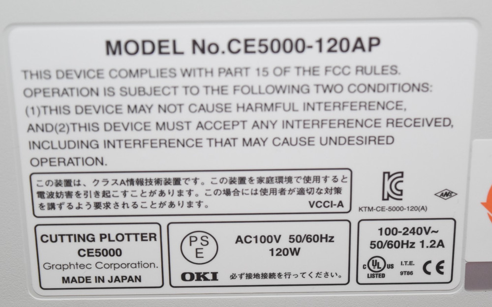Graphtec Cutting Plotter CE5000-120ap