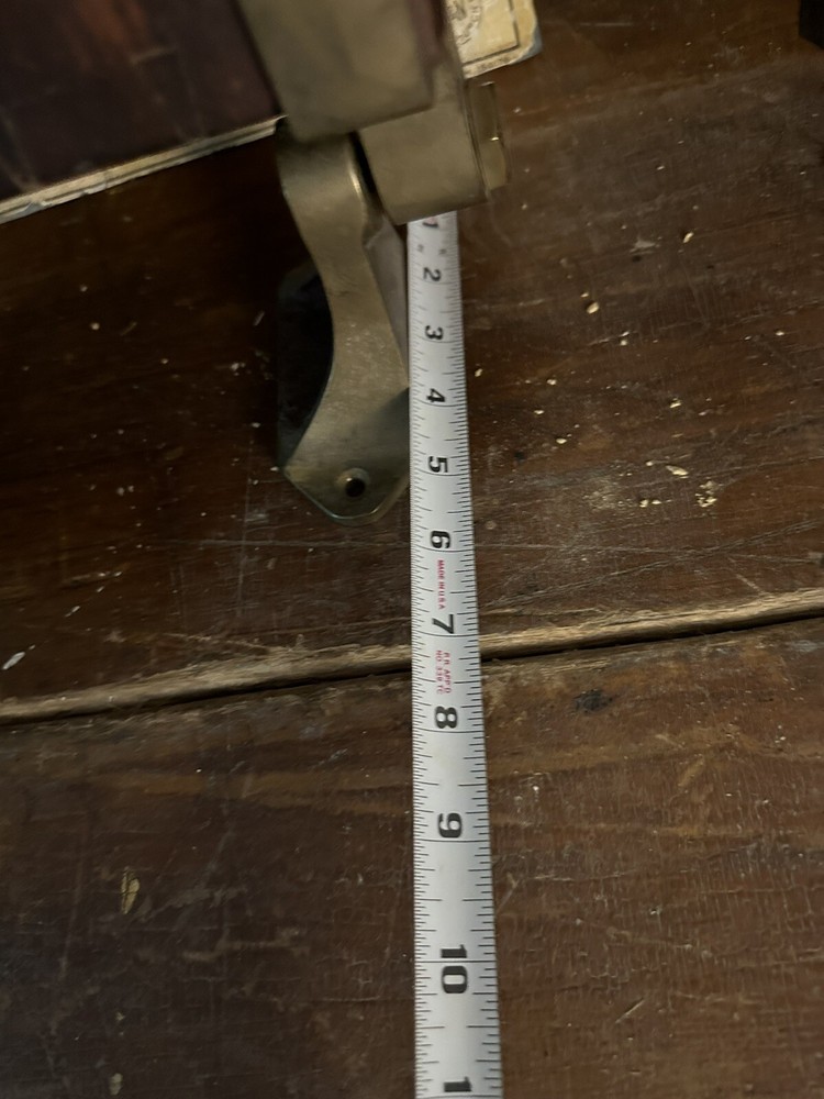 1890s Swing Out Industrial Brass Drafting Table Ledger Shelf Arm Office Study