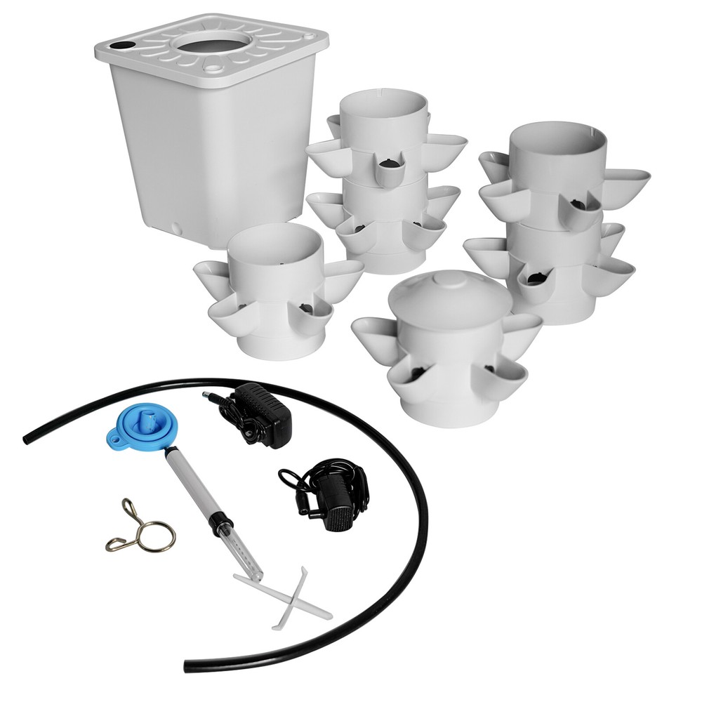 30-pot White Tower Garden Hydroponics Growing System Indoor Smart Garden system