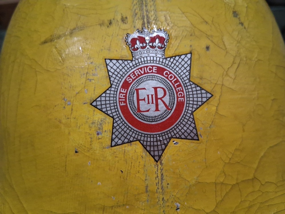 Vintage British Fire Helmet