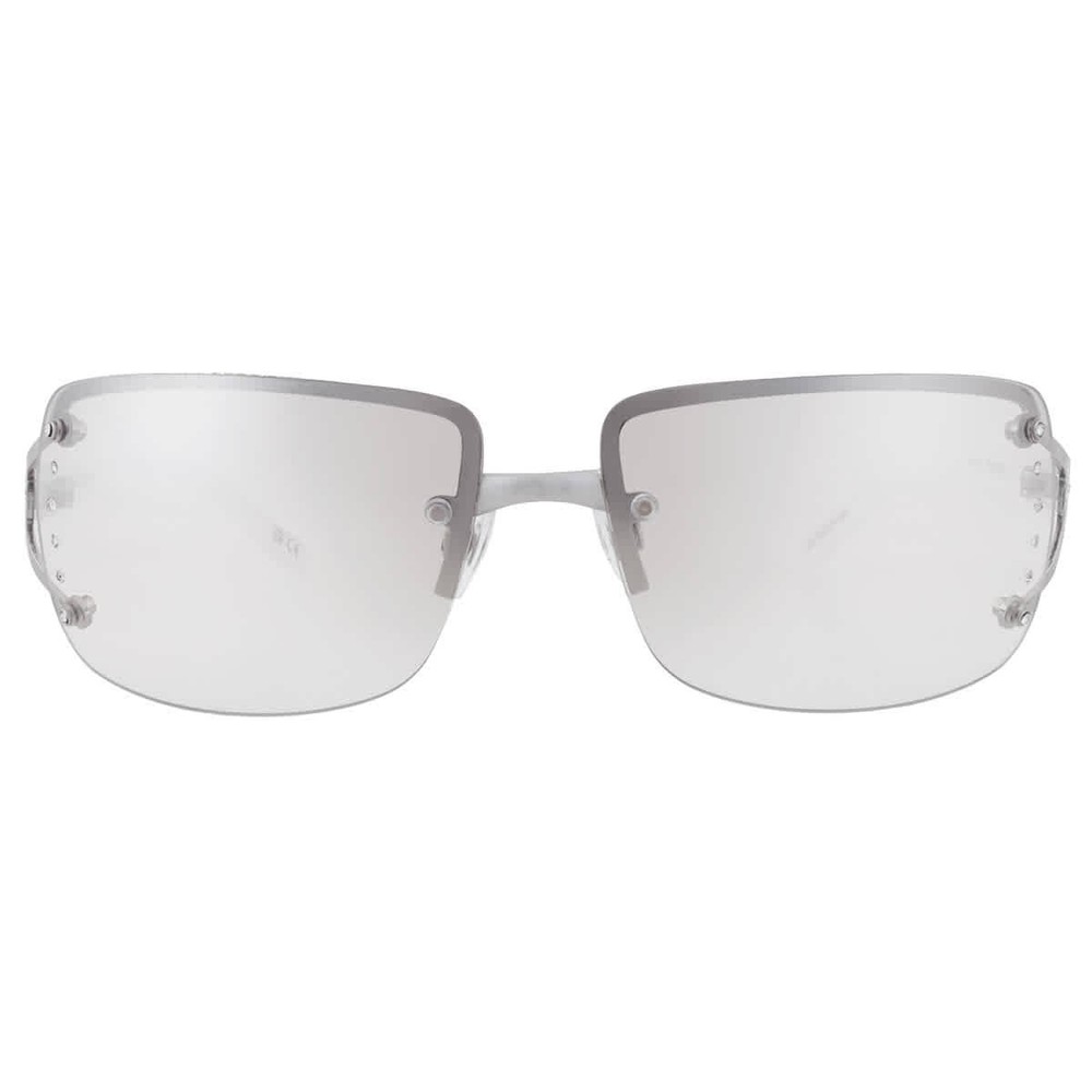 Nine West S04601RDF022 Silver Rectangular Ladies Sunglasses 10270086.LTS BLK