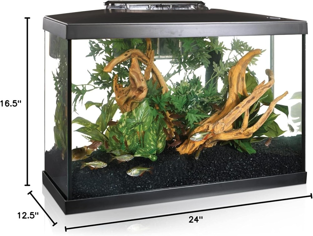 Aquarium Kit 20 Gallon Fish Tank - LED