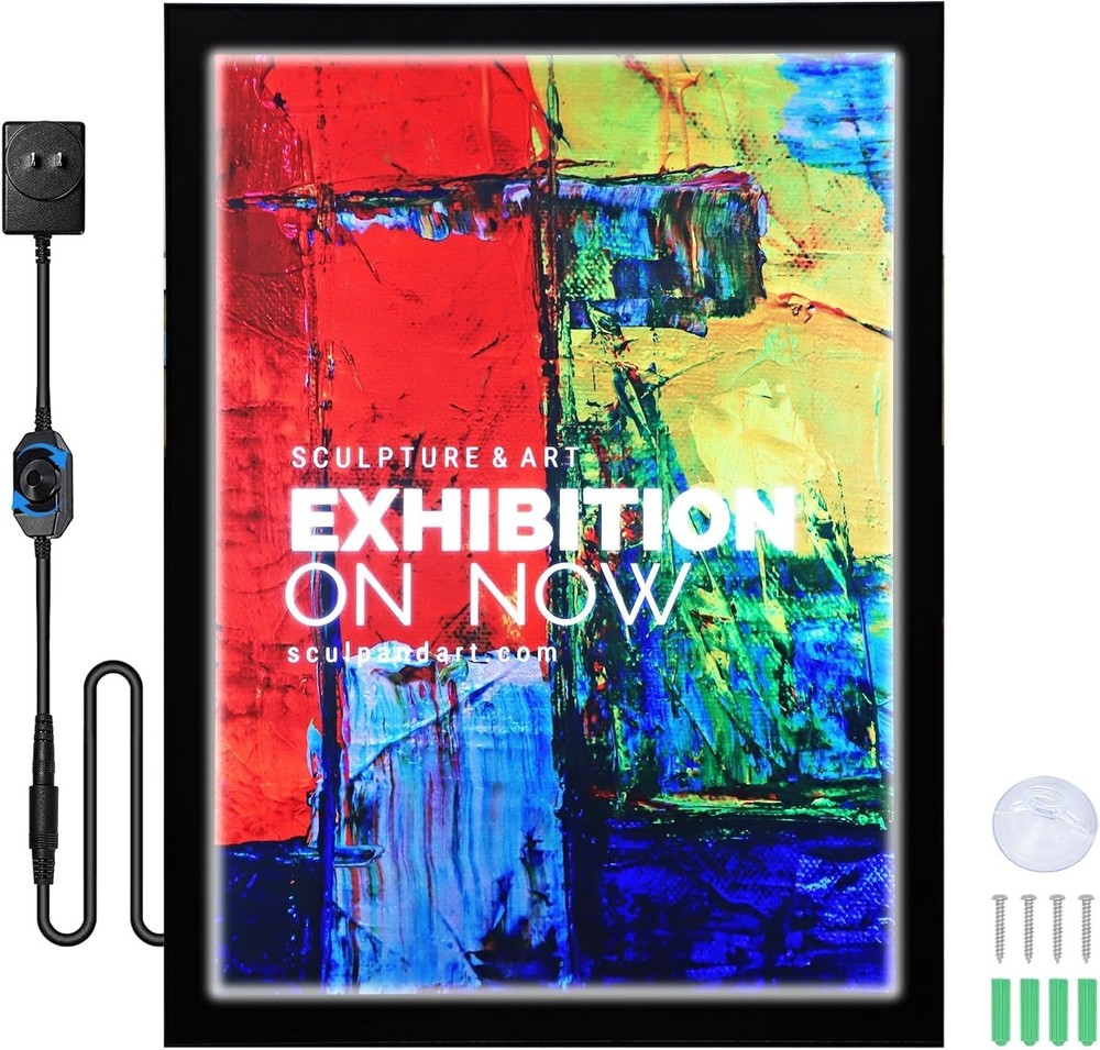 Spolehli 16x24" LED Poster Frame Adjustable Brightness