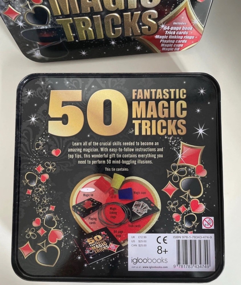 50 fantastic Magic Trick Box With Book