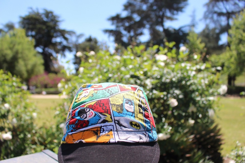 CYCLING CAP COMICS HANDMADE IN USA, S M L