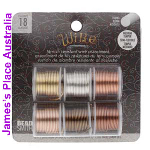 6 colour pack - various gauges - Craft & Jewellery Wire