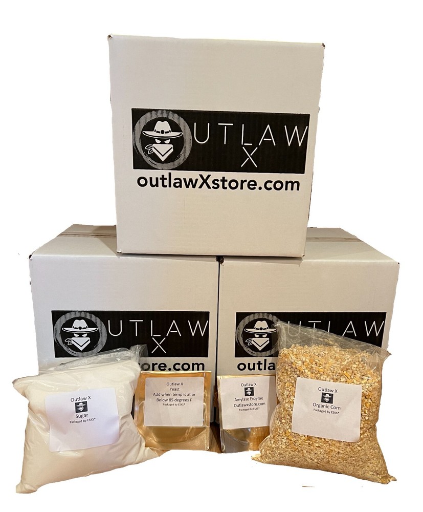 Outlaw X Recipe 1 Premium Brewing Grains Kit for Whiskey / Moonshine