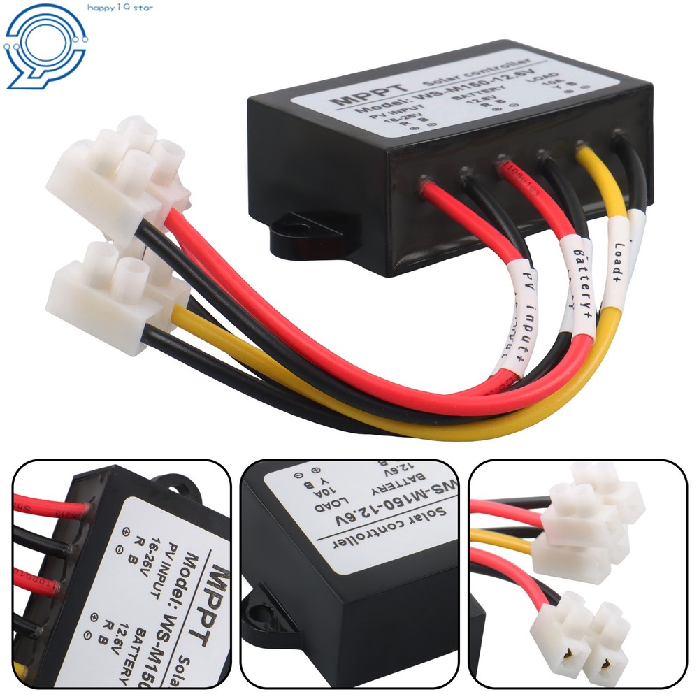 150W 12.6V Solar Battery Charge Controller Boost MPPT Voltage Adjustable