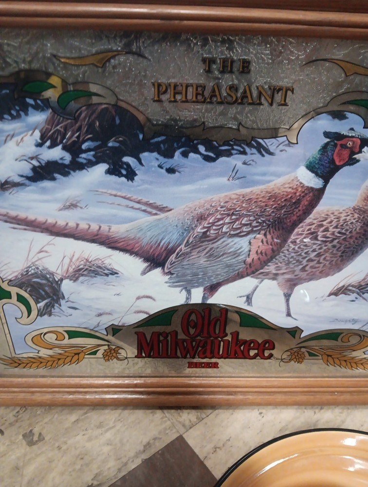 Old Milwaukee Beer The Pheasant Beer Mirror