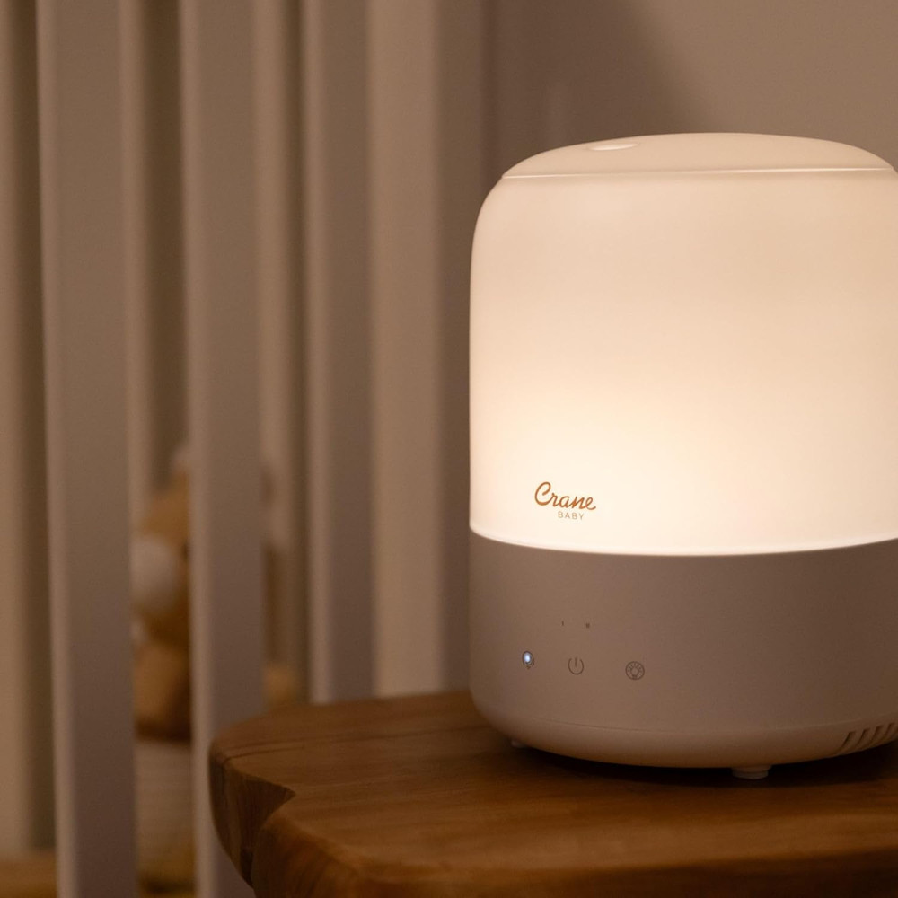 3-In-1 Baby Humidifier Aroma Diffuser with Adjustable Nightlight, Auto-Shutoff,
