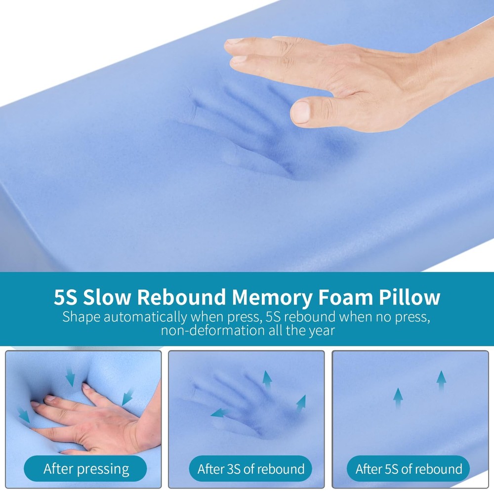 Memory Foam Pillows Neck Pillow Bed Pillow for Sleeping Ergonomic Cervical Pi...