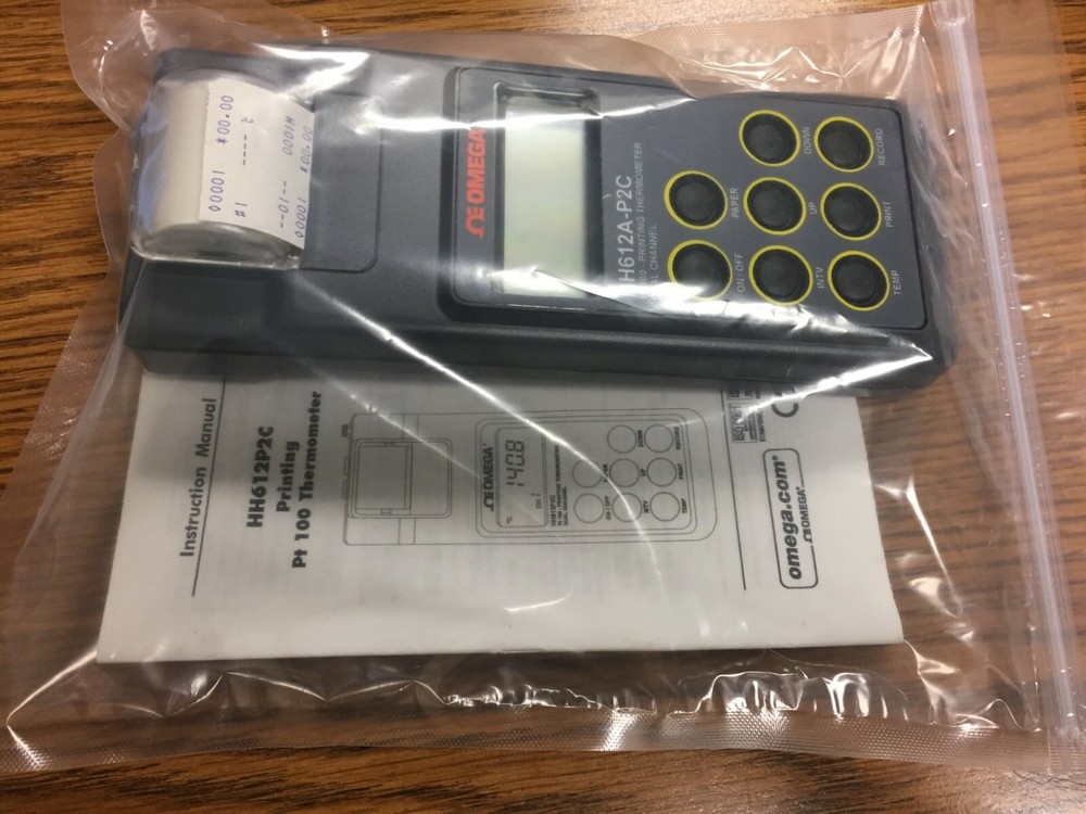 Omega HH612A-P2C Printing/Logging Handheld Thermometer