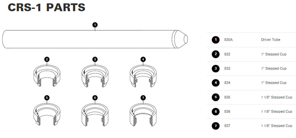 Park Tool - Crown Race Setting System - 1 ", 1-1/8 " CRS-1