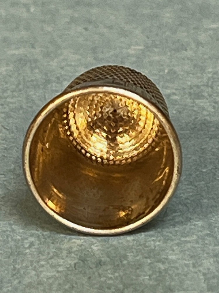 Vintage Sterling Silver Thimble 2.6g