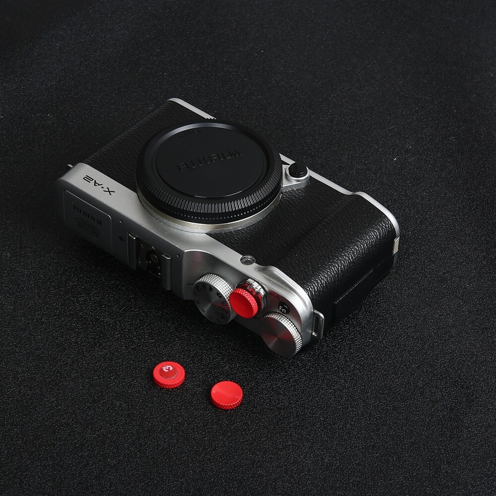 3M Paste Metal Concave Shutter Release Button For Panasonic GX85 GX80