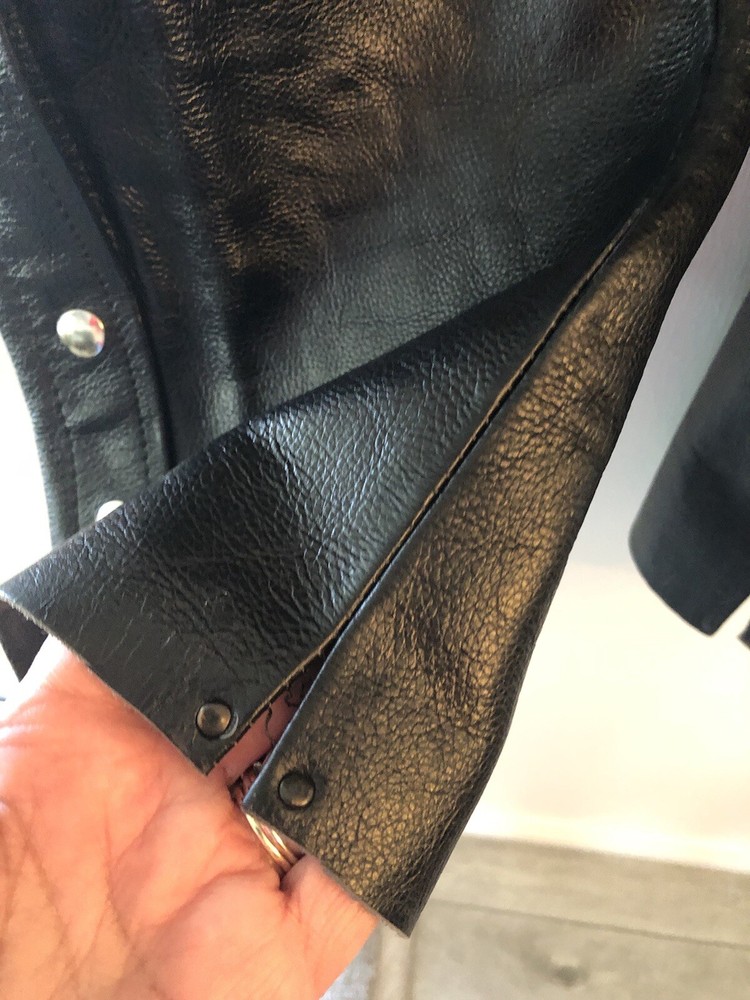 Motorcycle Allstate Leather Mens Chaps unidentified size.