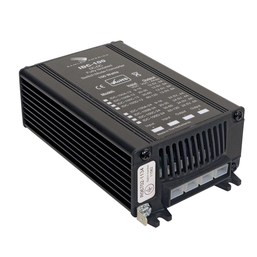 Samlex 100W Fully Isolated DC-DC Converter - 8A - 30-60V Input - 12.5V Output...