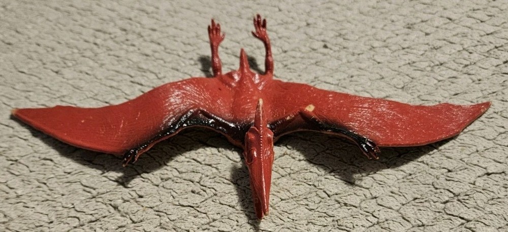 Pteranodon Dinosaur 5.25 Inches Long Red