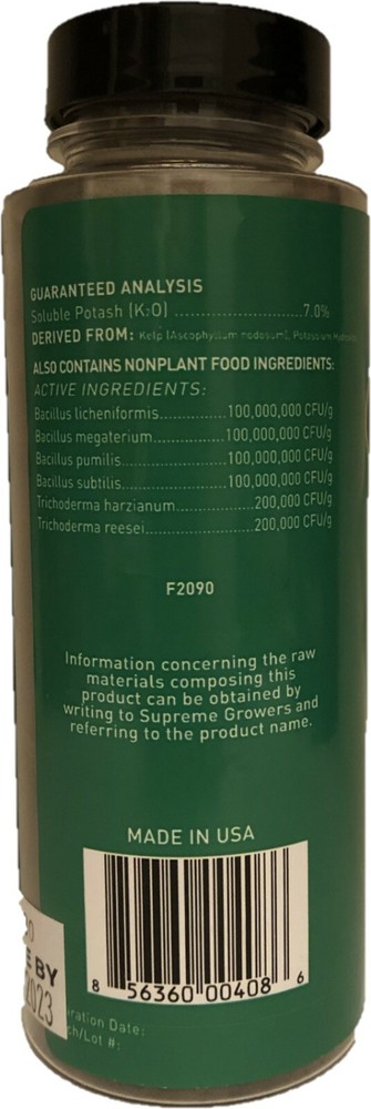 Soil Blast 5oz Concentrate by Supreme Growers Trichoderma Bacillus Nutrient