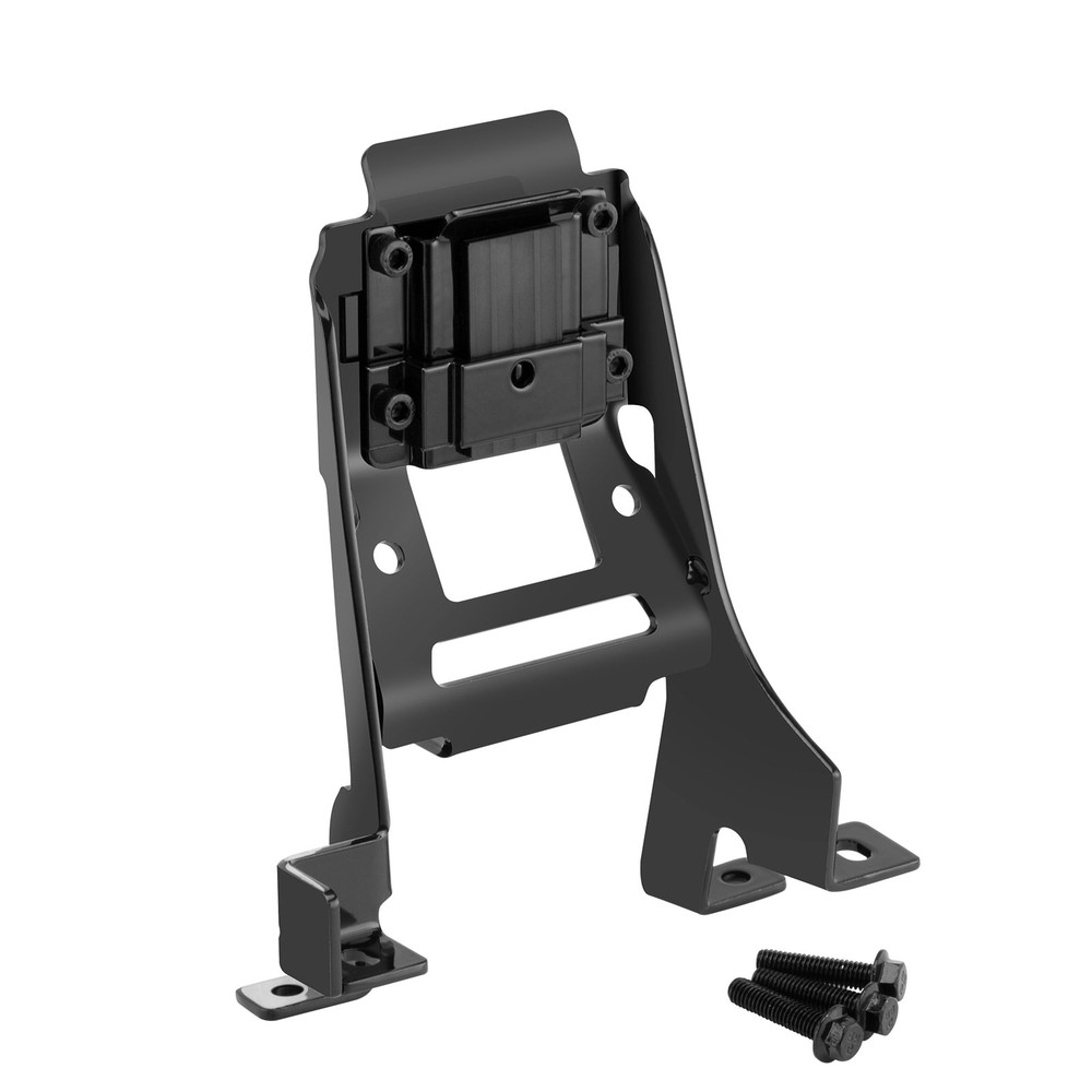 Plug-In Adjustable Studded Driver Backrest w/Mount Bracket For Indian Chieftain