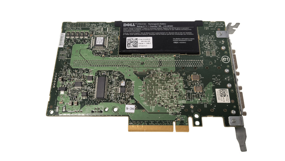 DELL J155F - PERC 6/E PCI-E SAS RAID CONTROLLER WITH 512MB Battery