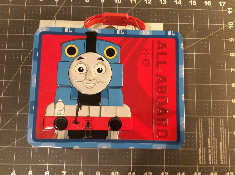 Thomas The Tank Engine Train Lunchbox All Aboard 2010 Tin Box Co