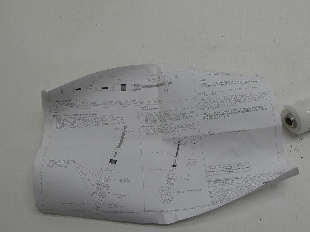 Chesterton CMS 2000 Delivery system Online injector