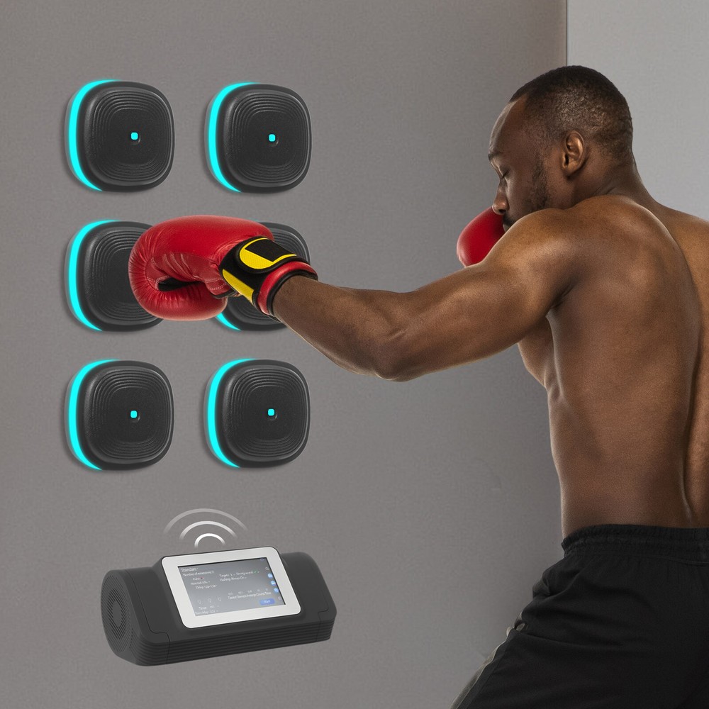 Split Musical Boxing, Punching Machine, Split Musical Boxing with 6 Targets