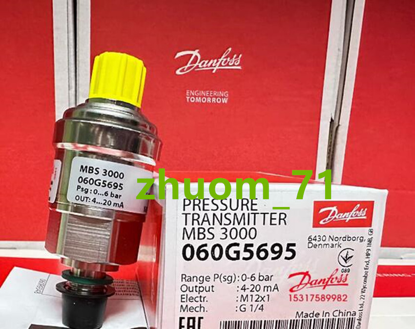 1PC Danfoss pressure sensor MBS3000 060G5695