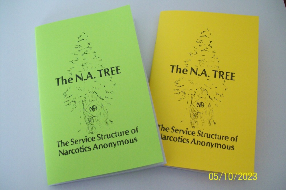 NARCOTICS ANONYMOUS (RELATED) " NA TREE" (REPLICA) EARLY SERVICE MANUAL GREG P.