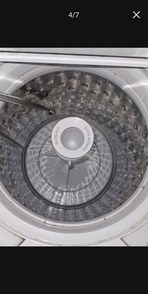 GE GUD27ESSMWW Electric Stackable Washer Dryer White Top/Front Load