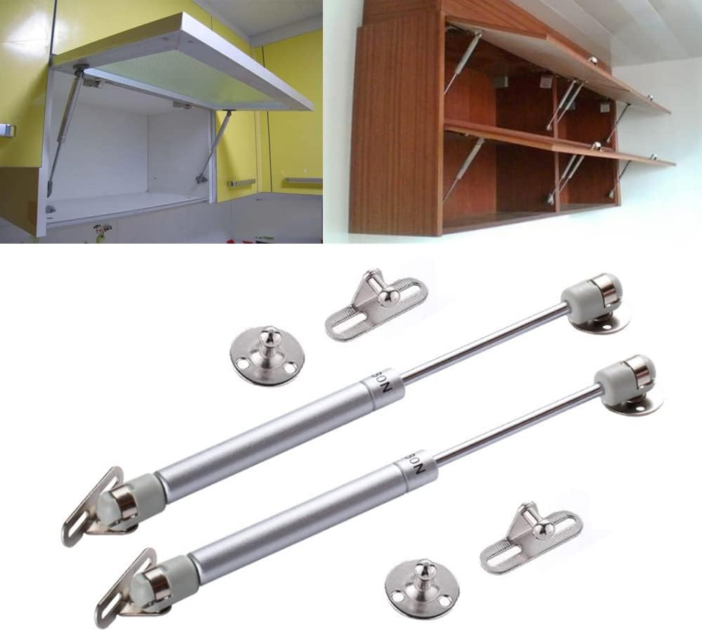 [2 Pack] Lift Support,Gas Strut,Soft Close Hinges Gas Spring, Lid Support, Kitch