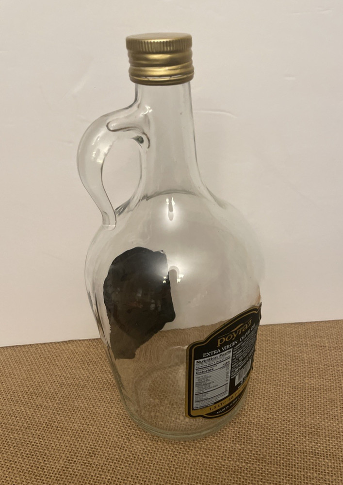 Poyraz Extra virgin olive oil Bottle - Empty - Decorative Modern Bottle