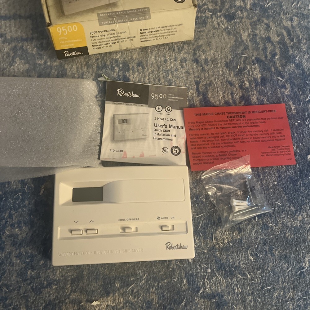 Robertshaw 9515 Non-Programmable Thermostat