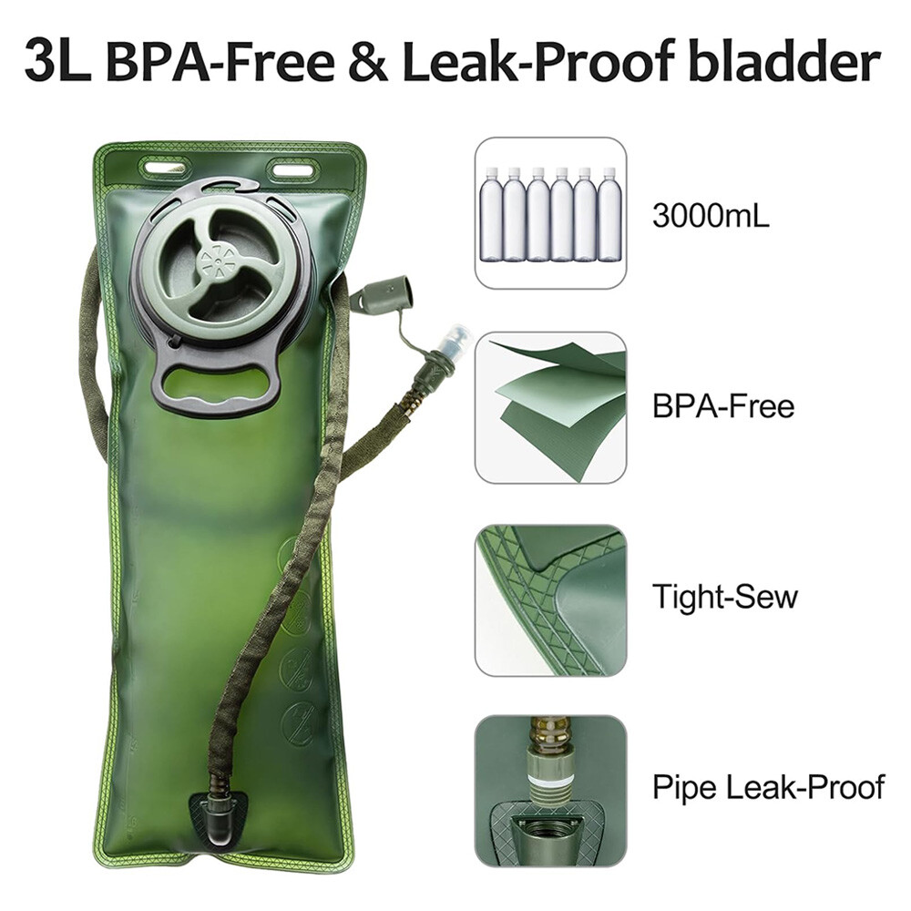 7L Hydration Pack Lightweight Running Hiking Backpack with 3L Water Bladder