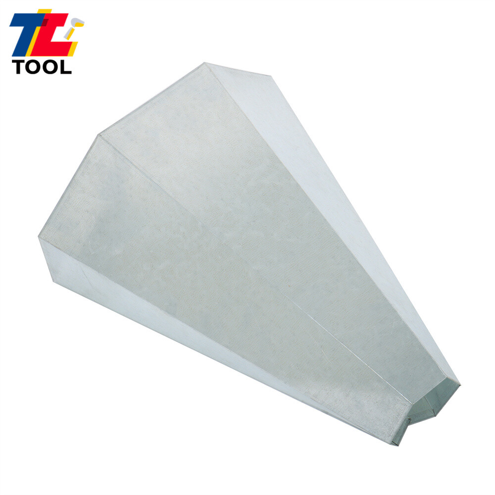 1 Pack 8 lbs Medium Size Chicken Cone Galvanized Steel Poultry Restraining Cone