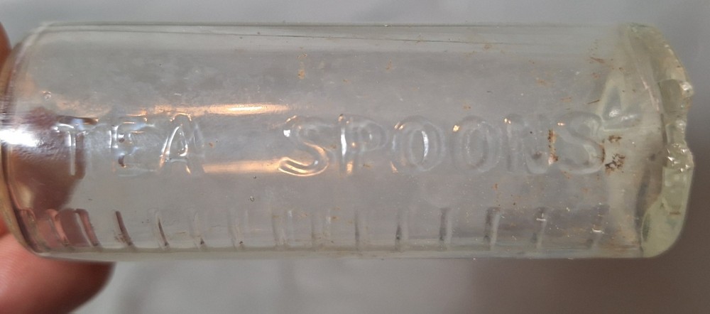 Antique Tea Spoons Measuring Bottle