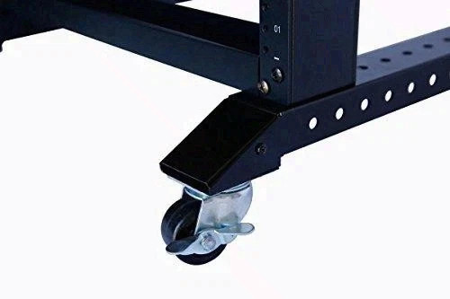 Raising Electronics 42U 4 Post Open Frame 19'' Data Network It Server/Audio Rack