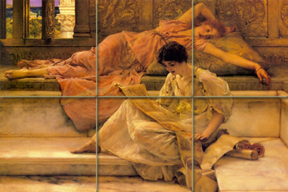 Lawrence Alma Tadema Mural Ceramic Tiles Decor Backsplash Tile #294